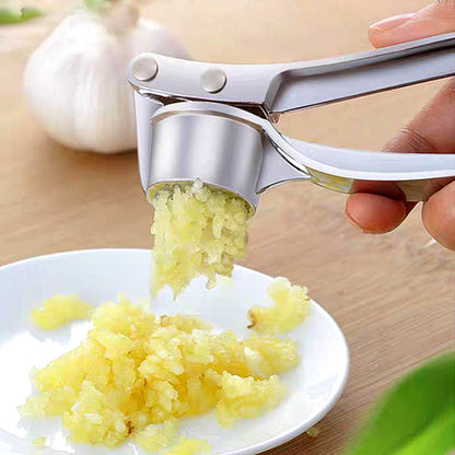 📢📢50% OFF & Buy 1 Get 1 Free🥳Garlic Press Masher – Crush Garlic Fast Without Sticky Hands