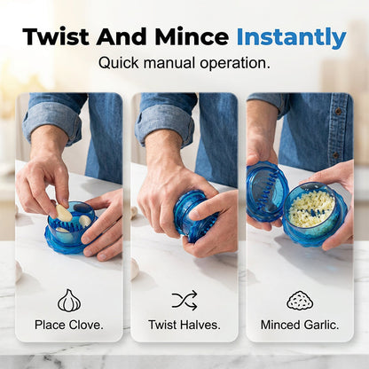 📢📢50% OFF !! & BUY 1 GET 1 FREE⏰Manual Garlic Twister Crusher and Mincer Tool