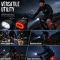 📢📢50% OFF !! ⏰🎉 2026 Sale — Over 32400 Sold! ⏳ USB Rechargeable Bike Light Set｜Bright Front Light & Rear Warning Light, Waterproof Cycling Lamp 🚲🔦✨