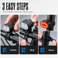 📢📢50% OFF !! ⏰🎉 2026 Sale — Over 32400 Sold! ⏳ USB Rechargeable Bike Light Set｜Bright Front Light & Rear Warning Light, Waterproof Cycling Lamp 🚲🔦✨