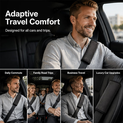 📢📢50% OFF !! ⏰Universal Faux Suede Seat Belt Shoulder Pads | Soft Thick Comfort Cushion ✨
