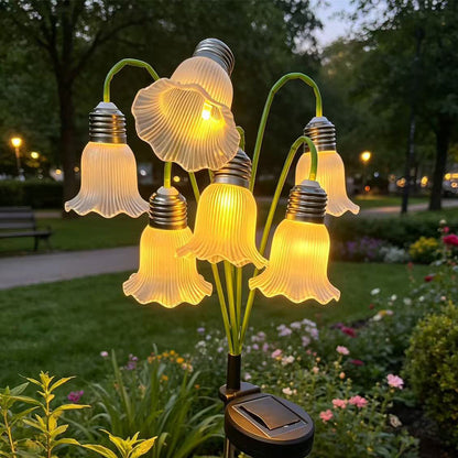 📢📢50% OFF !! ⏰Solar Flower Lights Outdoor Garden Decorations