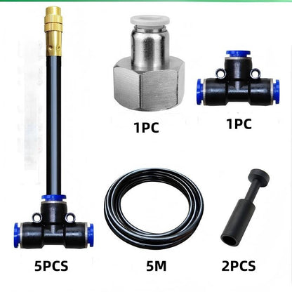 📢📢50% OFF !! ⏰Adjustable Misting Cooling System with Flexible Nozzles
