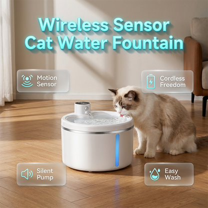 📢📢50% OFF !! ⏰Cordless Automatic Cat Water Fountain