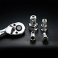 CR-V Steel Ratchet Wrench Adapter Socket Converter Set