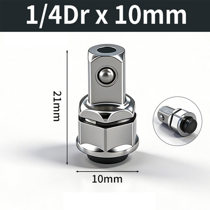 CR-V Steel Ratchet Wrench Adapter Socket Converter Set