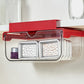 📢📢50% OFF !! ⏰Under Shelf Pull-Out Drawer Organizer – Space-Saving Design, Clear Front Panel & Drill-Free Installation 📦