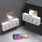 📢📢50% OFF !! ⏰ 🔌 Connecting Socket with Type-C Charging Plug – 2 USB Ports, Night Light Option & Worldwide Plug Compatibility ✨