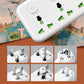 📢📢50% OFF !! ⏰ 🔌 Connecting Socket with Type-C Charging Plug – 2 USB Ports, Night Light Option & Worldwide Plug Compatibility ✨