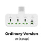 📢📢50% OFF !! ⏰ 🔌 Connecting Socket with Type-C Charging Plug – 2 USB Ports, Night Light Option & Worldwide Plug Compatibility ✨