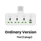 📢📢50% OFF !! ⏰ 🔌 Connecting Socket with Type-C Charging Plug – 2 USB Ports, Night Light Option & Worldwide Plug Compatibility ✨