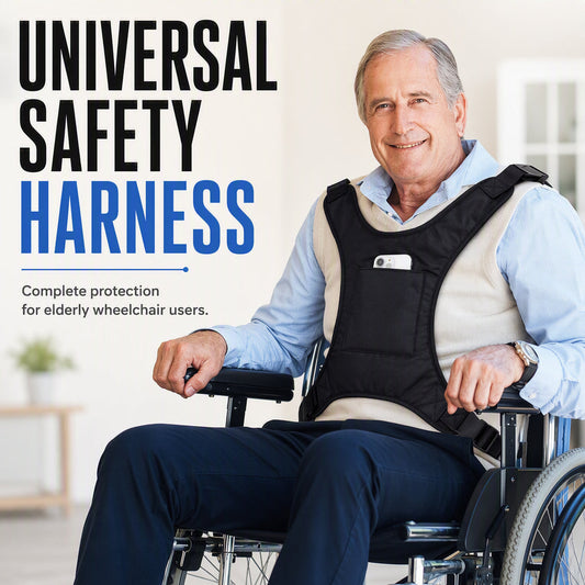 📢📢50% OFF !!⏰ 🧓🏥Wheelchair Safety Harness Vest for Elderly & Mobility Support