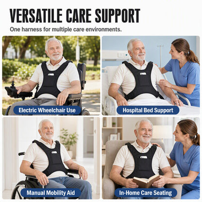 📢📢50% OFF !!⏰ 🧓🏥Wheelchair Safety Harness Vest for Elderly & Mobility Support