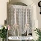 📢📢50% OFF !! ⏰🌸Embroidered Floral Tie-Up Sheer Curtain