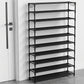 📢📢50% OFF !!⏰ 👟 10-Tier Vertical Shoe Rack Organizer – Space-Saving Design, Large Capacity & Bonus Side Hooks 🏠