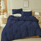 📢📢50% OFF !! ⏰Elegant Pinch Pleat Duvet Cover Set