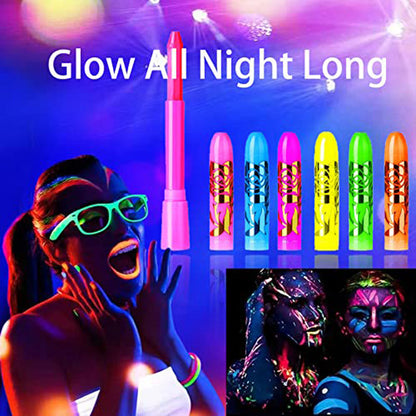 📢📢50% OFF !!⏰ ✨Glow Face Body Paint（🎃Perfect for Halloween costumes and makeup.）
