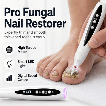 📢📢50% OFF !!⏰2-in-1 Electric Nail Drill with UV Gel Light Portable Manicure Pedicure Kit