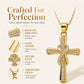 📢📢50% OFF & In Stock⏰Women's Sparkling Twisted Knot Cross Pendant Necklace – Elegant design, brilliant shine & lightweight – Perfect for daily wear & special occasions 💖