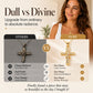 📢📢50% OFF !! ⏰✨ Women's Sparkling Twisted Knot Cross Pendant Necklace