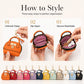 📢📢50% OFF !!⏰ Mini Shell Bag Keychain PU Leather Lipstick Coin Purse
