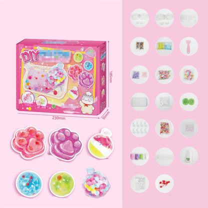 📢📢50% OFF !!⏰🎨 DIY Squishy Toy Kit for Kids – Create Your Own Squeeze Toys