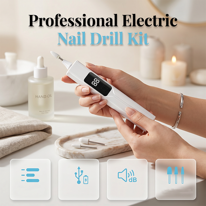 ⏳🔥LIMITED-TIME 50% OFF! ⏰Professional Electric Nail Drill Kit with LED Display – Adjustable speed, precision bits & salon-quality – Perfect for manicures & pedicures at home 🏠