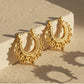 📢📢50% OFF !!⏰Vintage Stainless Steel Bohemian Hoop Earrings