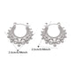 📢📢50% OFF !!⏰Vintage Stainless Steel Bohemian Hoop Earrings