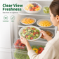 📢📢50% OFF !!⏰Disposable Stretch Food Covers, Elastic Kitchen Bowl & Plate Lids, Plastic Wrap Alternative for Food Storage & Leftovers Preservation