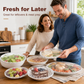 📢📢50% OFF !!⏰Disposable Stretch Food Covers, Elastic Kitchen Bowl & Plate Lids, Plastic Wrap Alternative for Food Storage & Leftovers Preservation