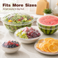 📢📢50% OFF !!⏰Disposable Stretch Food Covers, Elastic Kitchen Bowl & Plate Lids, Plastic Wrap Alternative for Food Storage & Leftovers Preservation