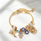 📢📢50% OFF !!⏰Celestial Sun Moon Charm Bracelet