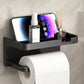📢📢50% OFF !!⏰Wall-Mounted Toilet Paper Holder with Storage Shelf