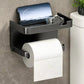 📢📢50% OFF !!⏰Wall-Mounted Toilet Paper Holder with Storage Shelf