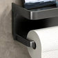 📢📢50% OFF !!⏰Wall-Mounted Toilet Paper Holder with Storage Shelf