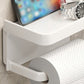 📢📢50% OFF !!⏰Wall-Mounted Toilet Paper Holder with Storage Shelf