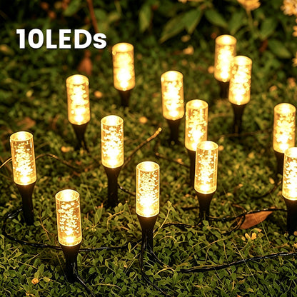 📢📢50% OFF !!⏰ 2026 Sale — Over 35,800 Sold!☀️ Solar Bubble Crystal Pathway Stake Lights Outdoor Garden Lighting ✨