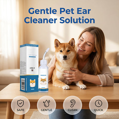 📢📢50% OFF !!⏰Gentle Pet Ear Cleaner Solution