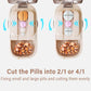 📢📢50% OFF !!⏰ Adjustable Healthcare Pill Cutter Splitter with Precise Alignment, Stainless & Plastic Build, Textured Handles for Tiny/Small Tablets, Cuts to 1/2 & 1/4 Sizes for Caregivers,back to school,back to school haul