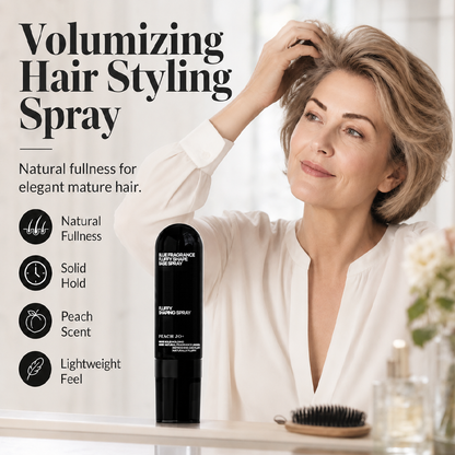 📢📢50% OFF !!⏰ 90ml Fluffy Hair Shaping Spray Long Lasting Volumizing Mist with Peach Fragrance