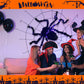 📢📢50% OFF & In Stock⏰ Halloween Black Spider Decoration with Light