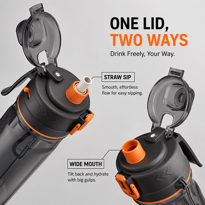 📢📢50% OFF & In Stock⏰Outdoor Sports Water Bottle with Spray Mist