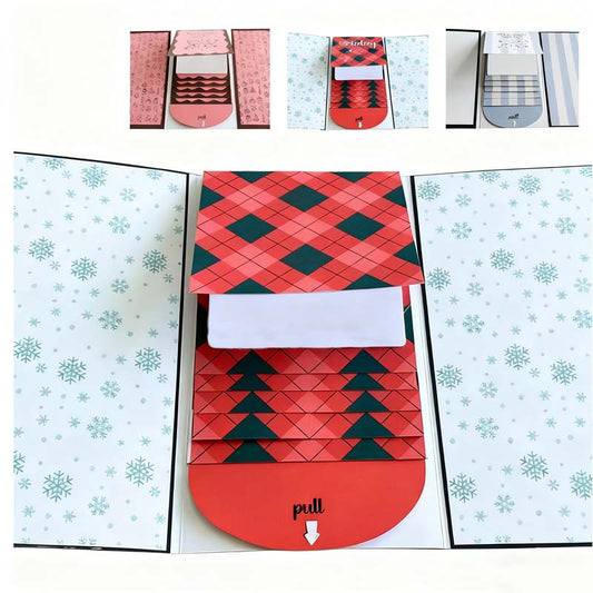 📢📢50% OFF & In Stock⏰Creative Christmas Waterfall Gift Card Booklet