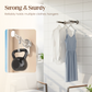 📢📢50% OFF & In Stock⏰🏠 Foldable Telescopic Suction-Cup Hanger Rack – No-Drill Retractable Clothes Drying Pole