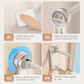 📢📢50% OFF & In Stock⏰🏠 Foldable Telescopic Suction-Cup Hanger Rack – No-Drill Retractable Clothes Drying Pole