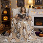 📢📢50% OFF & In Stock⏰🎃Halloween Ghost Print Cozy Throw Blanket