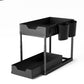 📢📢40% OFF !!⏰️2-Tier Under Sink Organizer with Hooks