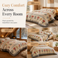 📢📢50% OFF !! ⏰Double-Sided Sherpa Fleece Comforter – Thick Warm Winter Quilt, Soft Velvet Feel | Cozy Bedroom Bedding for Ultimate Comfort❄️