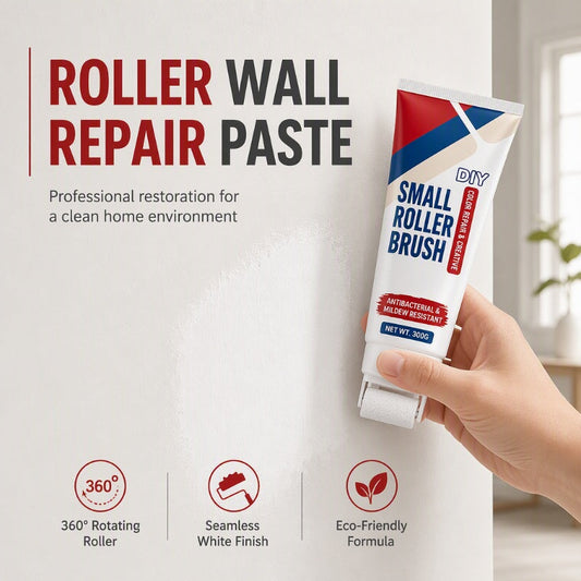 ⏳LIMITED TIME HOT SALE⏳50% OFF! 🧱Wall Repair Paste — Built‑in roller, simple DIY wall repair, no extra tools needed🖌️